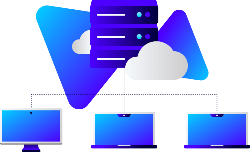 Cloud server deploying to multiple locations.