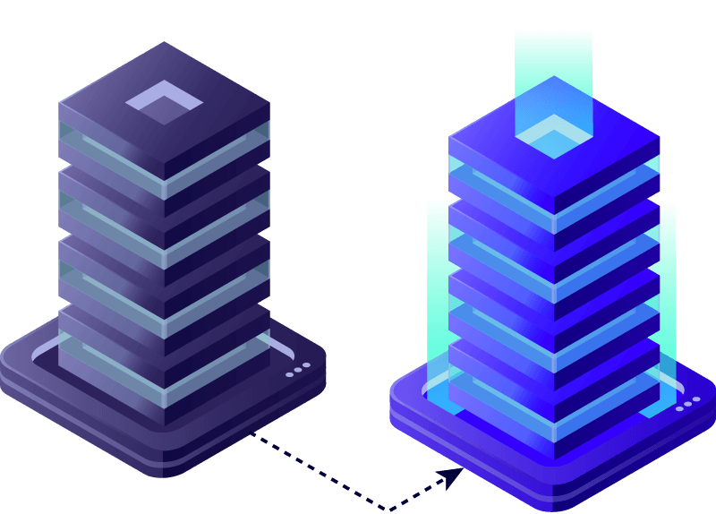 Database tower migrating to new database tower.
