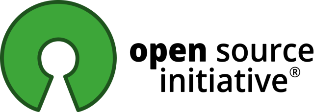Open Source Initiative logo.