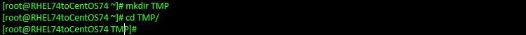 How to migrate from RHEL 7.4 to CentOS 7.4: Create a temp directory How to migrate from RHEL 7.4 to CentOS 7.4: Create a temp directory