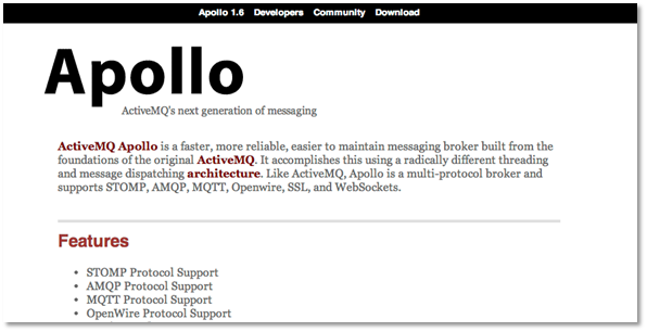 screenshot of activemq apollo
