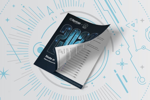 Decorative image for blog on the 2023 State of Open Source Report